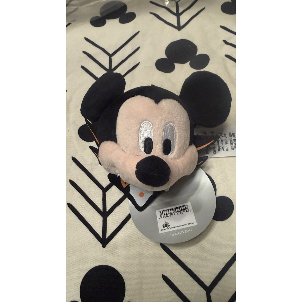 NEW Disney Headband Plush Mickey Mouse Vampire Halloween Create Your Own Ears